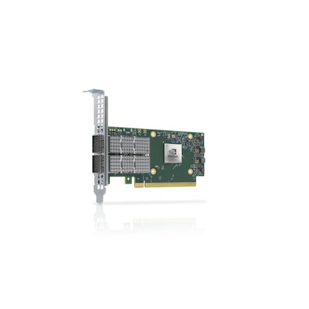 Nvidia CONNECTX-6 DX EN ADAPTER CARD, 100GBE, DUAL-PORT QSFP56, PCIE 4.0 X16, CRYPTO AN MCX623106AC-CDAT